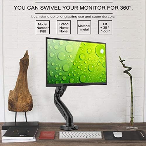 YEBDD 360 Fokos Forgatható Monitor Tv Kijelző Jogosultja Állítható asztali Állványt Asztal Konzol 17-27inch Képernyő
