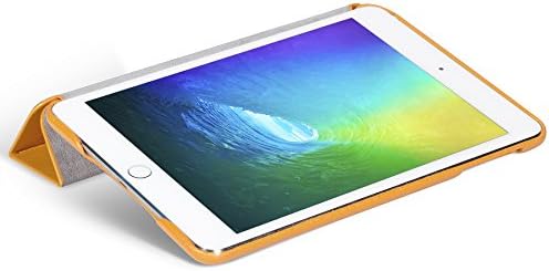 INVELLOP iPad Mini 4 esetben, Narancs Műbőr Esetben Cover az Apple az iPad Mini 4 (2015 Kiadás) (Illik CSAK az iPad Mini