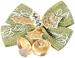 Magas, Üveg Díszek, karácsonyfa Pillangó Nyakkendő, Vas Bell Dekoráció Karácsonyi Mini Harang (C, Méret)