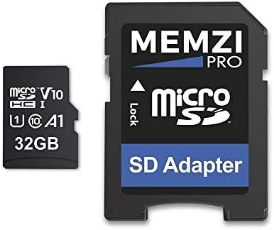 MEMZI PRO 32GB Class 10 90MB/s Micro SDHC Memória Kártya SD Adapter AKASO V50 Elit, V50 Pro, V50 Pro SE, V50 Bennszülött,