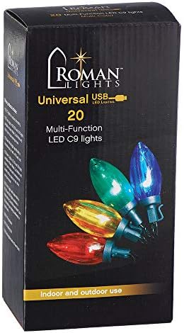Római Lámpák LED USB-C9 Zöld Kábel Fény Beállítása, 8.5 ft, 10 Funkció, Vezérlő, 8/16 kikapcsoló Időzítő, String, Tökéletes