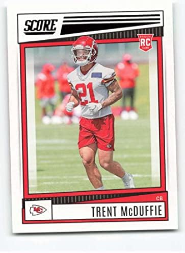 2022 Pontszám 328 Trent McDuffie NM-MT RC Újonc Kansas City Chiefs Futball NFL -