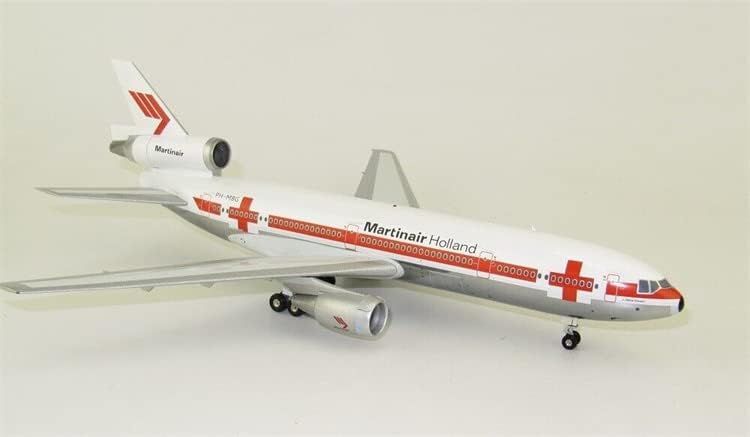 Fedélzeti 200 MARTINAIR Holland Mcdonnell Douglas DC-10-30CF PH-MBG állvánnyal Limited Edition 1/200 FRÖCCSÖNTÖTT Repülőgép
