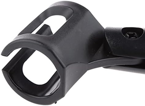 TWDYC Fekete Műanyag Vezeték nélküli Mikrofon tartó Klip Standard Vezetékes Mikrofon Csipesz Rugalmas, Puha Műanyag Építése