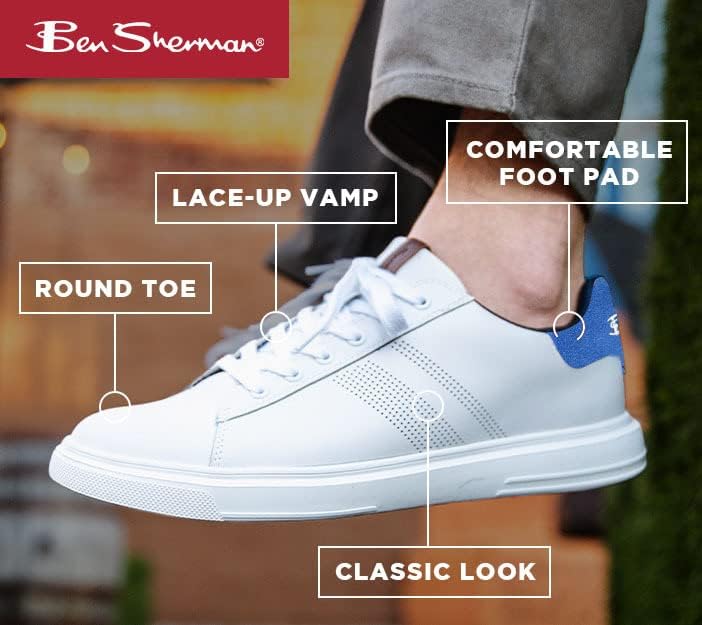 Ben Sherman Hardie Ruha Tenisz-Férfi Cipők - Férfi Cipők, Divat - Könnyű Alkalmi Cipő, Klasszikus Megjelenés, Kényelmes Láb