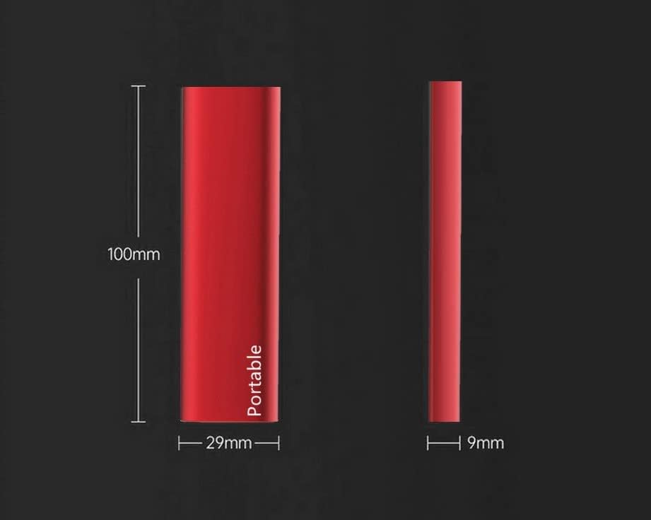 Ostor Játék Új M. 2 Külső SSD Hordozható Merevlemez 500GB Fémes Vörös C-Típusú (Gen 1) USB 3.1 Mobil ssd merevlemezek Eszközök,