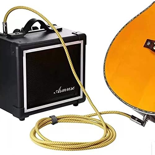 APULM Gitár kábel, árnyékolt, zajszűrő elektromos gitár hangszóró kábel hangszerek, igaz 1/4-inch-es TS, hogy egyenesen 1/4-inch-es
