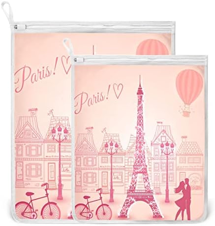 Párizs a Szerelem Torony Háló Mosoda Táskák mosható Nagy Ruha Mosás Utazás Szervező Háló Mossa Táska Melltartó, Alsónemű,