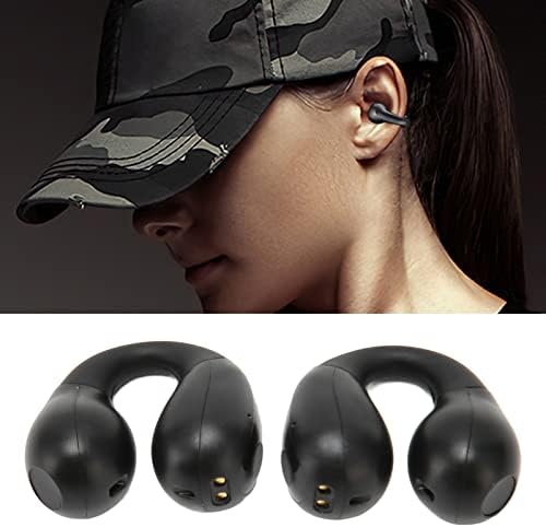 Qinlorgo Nyitott Fül Bluetooth Fülhallgató, Kényelmes Szögben Touch Control Alacsony Veszteség a zajcsökkentés csontvezetéses