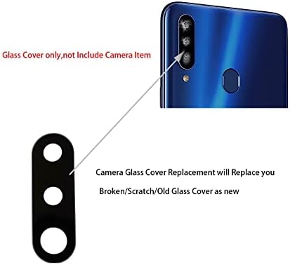 (2db / Csomag) A20s Hátsó Kamera Üveg Csere hátlap Samsung Galaxy A20s SM-A207M 2019 6.5 Inch (nem ok az A20-as Verzió)