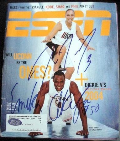 Diana Taurasi Emeka Okafor dedikált magazin ESPN-en (University of Connecticut Huskies Kosárlabda) kedvezményes rossz állapotban