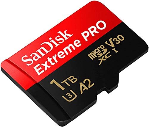 SanDisk 1 tb-os MicroSDXC Extreme Pro Memóriakártya Működik a DJI Drón Sorozat Mavic 3 Klasszikus (SDSQXCD-1T00-GN6MA) U3