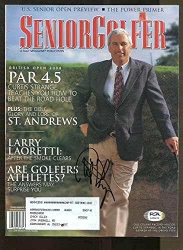 Curtis Furcsa Aláírt 2000 Senior Golfozók Magazin július Dedikált PSA/DNS - Dedikált Golf Magazin