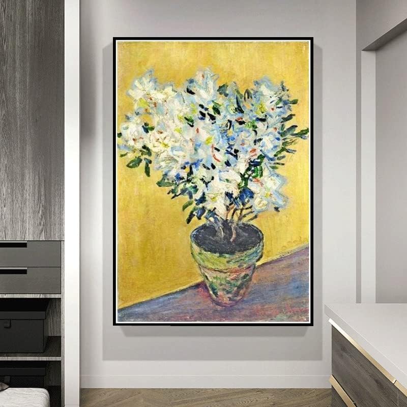 Fehér Virágai a Bankot Festmény Claude Monet DIY 5D Gyémánt Festmény Készletek DIY Művészeti Kézműves Haza Fali Dekor, Születésnapi