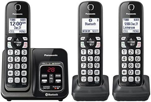 PANASONIC Bővíthető Vezeték nélküli Telefon Rendszer Link2Cell Bluetooth, Hang Asszisztens, Üzenetrögzítő, valamint hívásletiltás