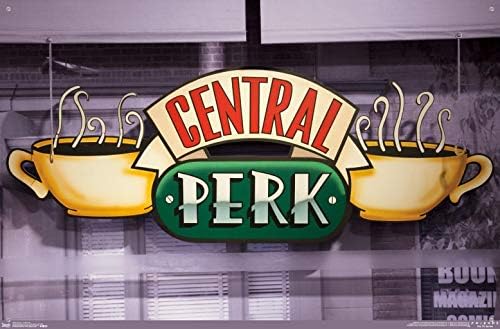 Barátok - Central Perk Fali Poszter a rajzszöget