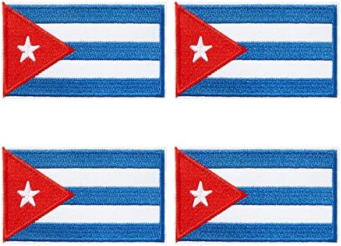 4db Kuba Kubai Zászló Foltok, tépőzáras Hímzett Karszalagot Zászló Taktikai Foltok Hátizsákok Sapka Ruházat Kabátok.