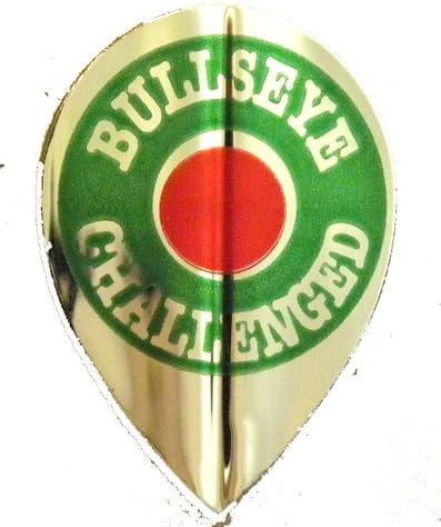 5 Db 32565 AmeriThon Piros/Zöld/Ezüst Bullseye Kétségbe Dart Járatok