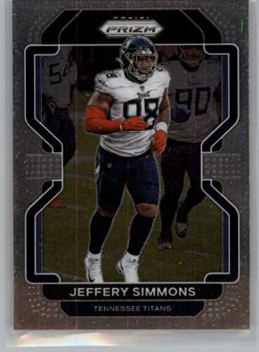 2021 Panini Prizm 5 Jeffery Simmons Tennessee Titans NFL Labdarúgó-Trading Card