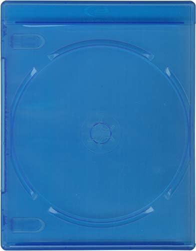 (10) a Kék Blu-Ray Esetekben - 1 Lemez Kapacitás DVD-Dobozok - 12mm Vastag - BRBR12BL