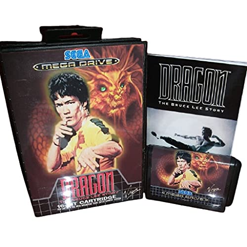 Aditi Sárkány - Bruce Lee Történet EU-Fedezze Mezőbe, majd Kézikönyv Sega Megadrive Genesis videojáték-Konzol 16 bit MD Kártya