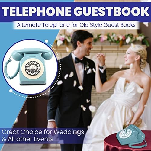 Telefon Vendég Könyv - Audio Vendég Könyv Esküvő | Esküvői vendégkönyv Alternatív (Kék)