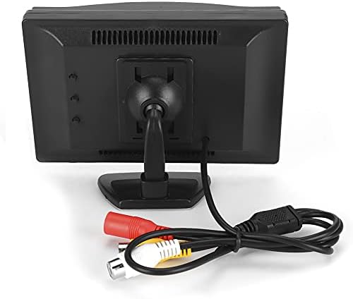 PUSOKEI 5Inch HD Autó Kijelző 350/1 Kontraszt&4:3 Arány PAL/NTSC TV Rendszer LCD Monitor Parkolás Segítségnyújtási Rendszer