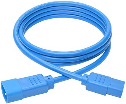 Tripp Lite általános Számítógép-hálózati Hosszabbító Kábel 10A, 18AWG (IEC-320-C14, hogy IEC-320-C13) 1-ft.(P004-001) Fekete
