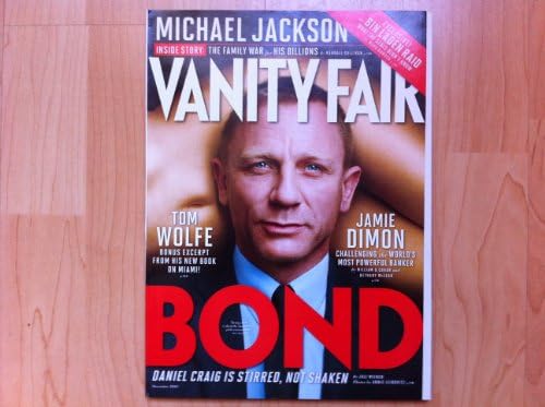 Vanity Fair, November 2012, 627, Daniel Craig, Tom Wolfe Jamie Dimon, Michael Jackson